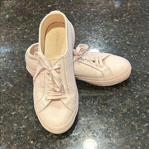 Superga Women's Blush Leather Sneakers